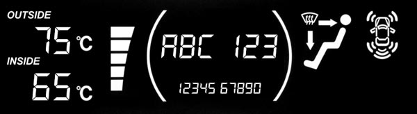 AZ DISPLAYS CUSTOM GLASS LCD PMVA TECH